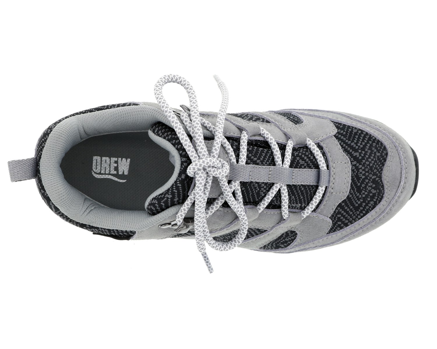 DREW SHOES | SNOWY-Grey Suede Combo