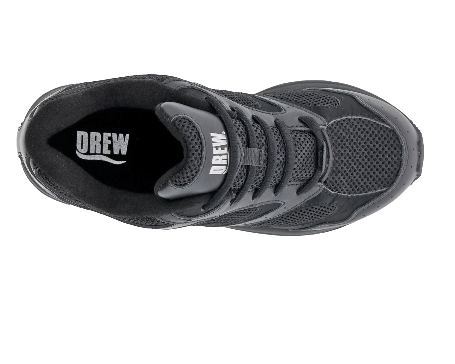 DREW SHOES | FLARE-Black Leather/Mesh