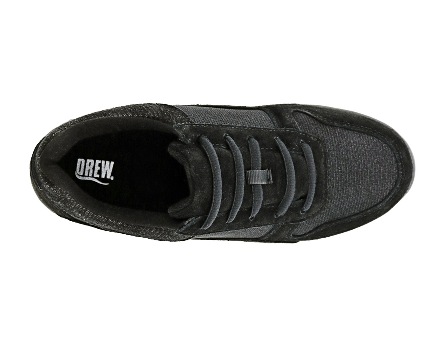 DREW SHOES | TUSCANY-Black Suede/ Glitter Mesh