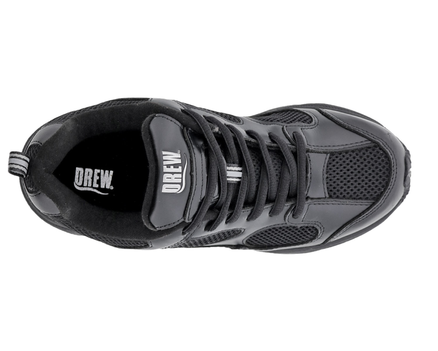 DREW SHOES | FLASH II-Black Leather/Mesh