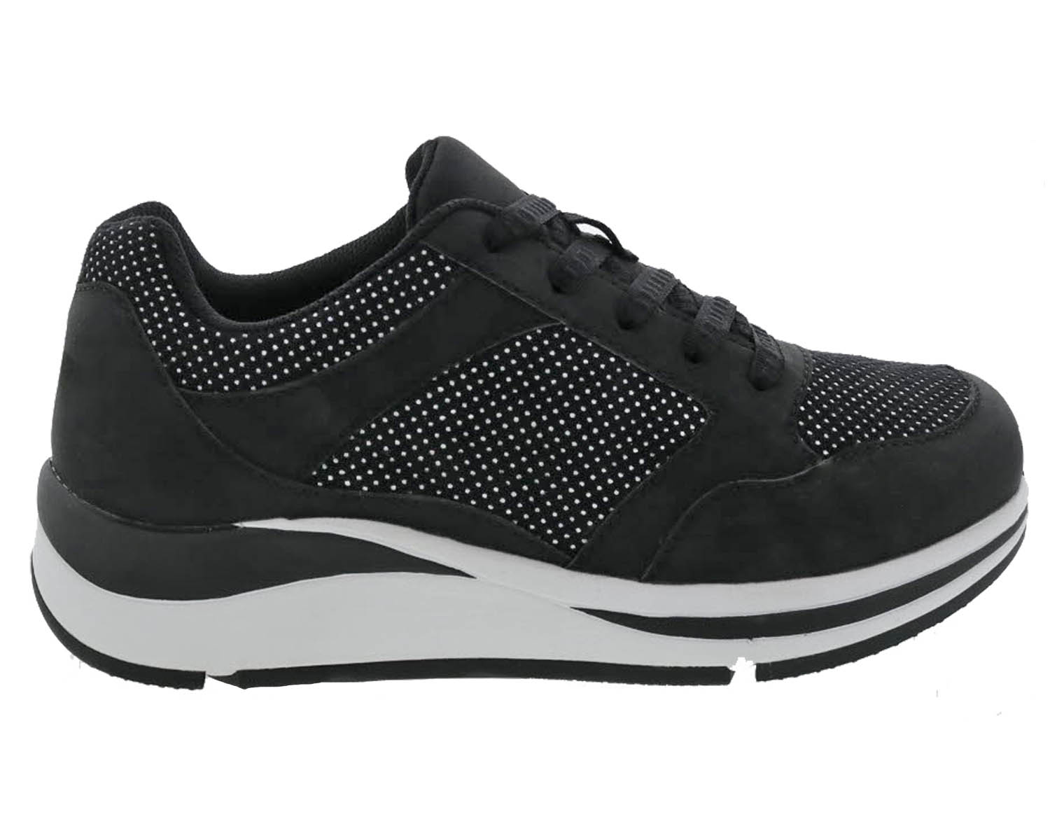 DREW SHOES | CHIPPY-Black/Silver Combo