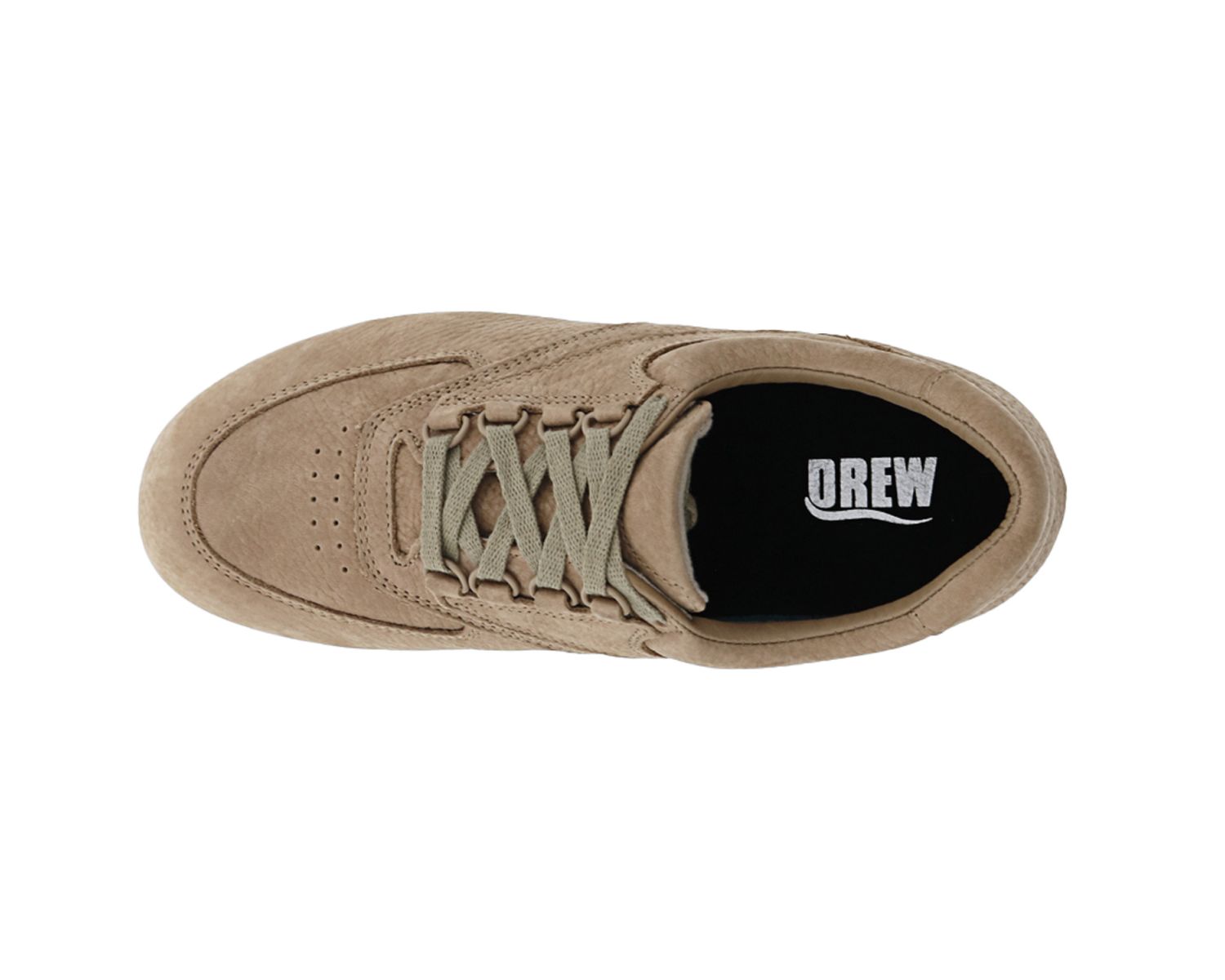 DREW SHOES | BLAZER-Taupe Nubuck Leather