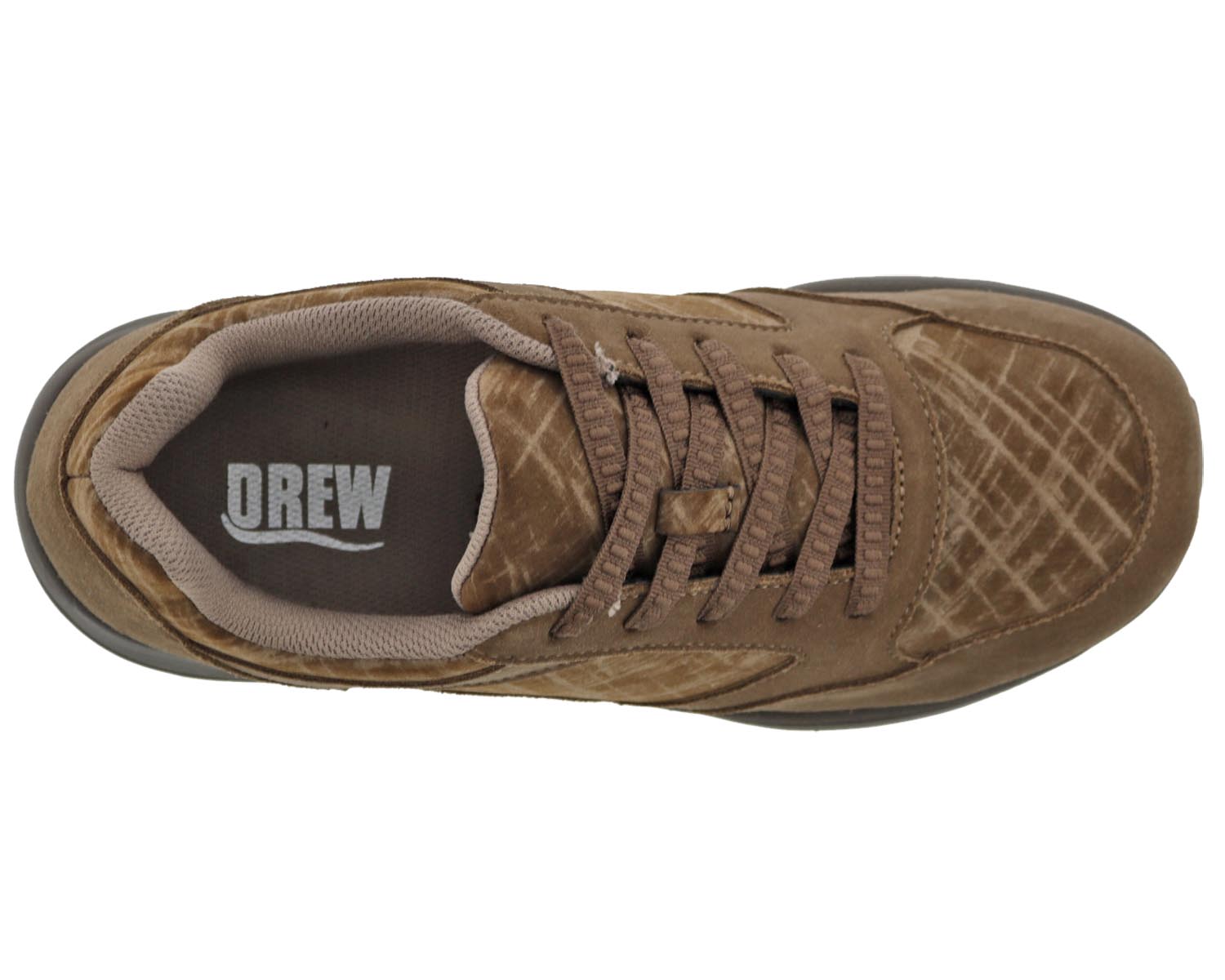 DREW SHOES | CHIPPY-Tan Suede/Tan Mesh