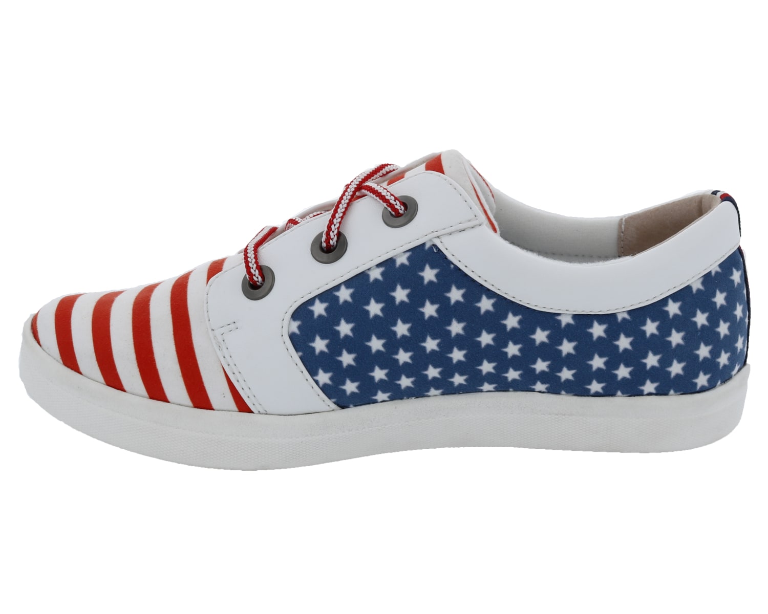 DREW SHOES | Ruby-Americana Print Fabric