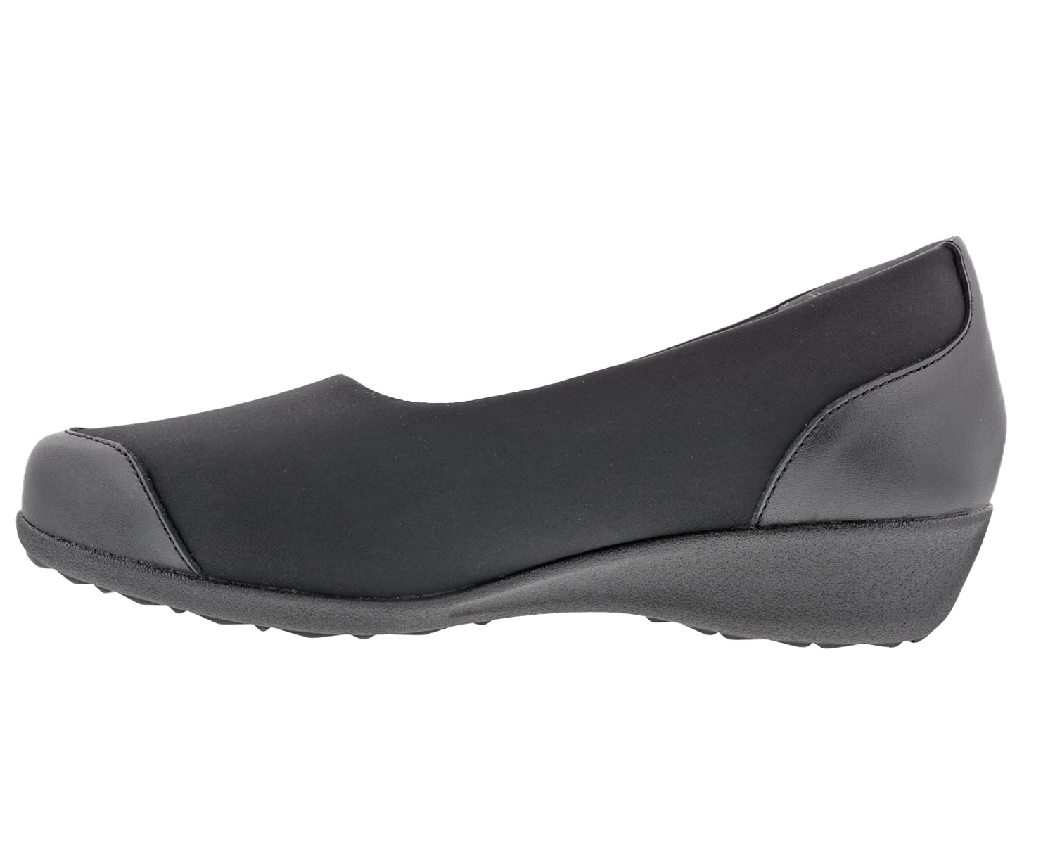 DREW SHOES | LONDON II-Black Leather/Stretch