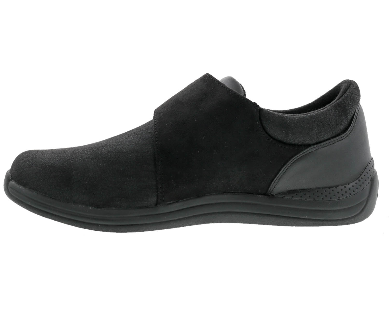 DREW SHOES | MOONLITE-Black Stretch Leather