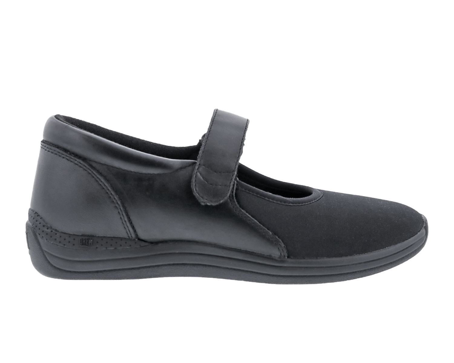 DREW SHOES | MAGNOLIA-Black Leather/Stretch