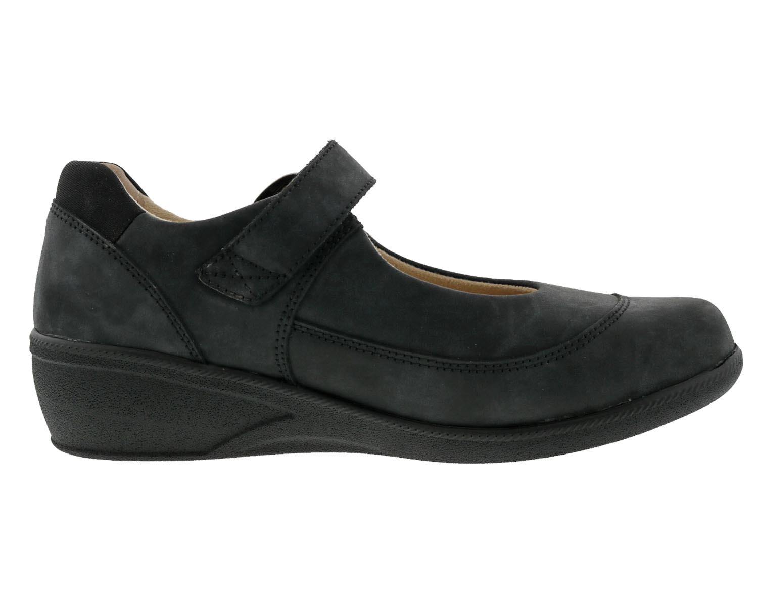 DREW SHOES | JILLIAN-Black Leather