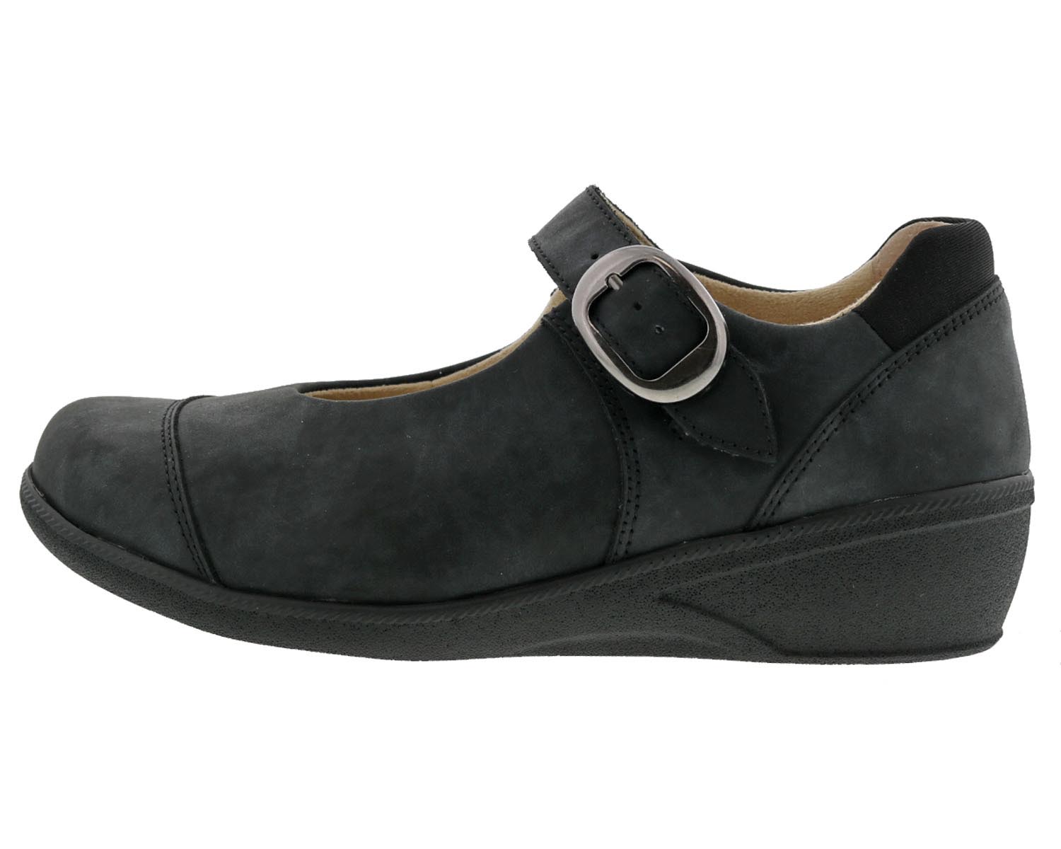 DREW SHOES | JILLIAN-Black Leather