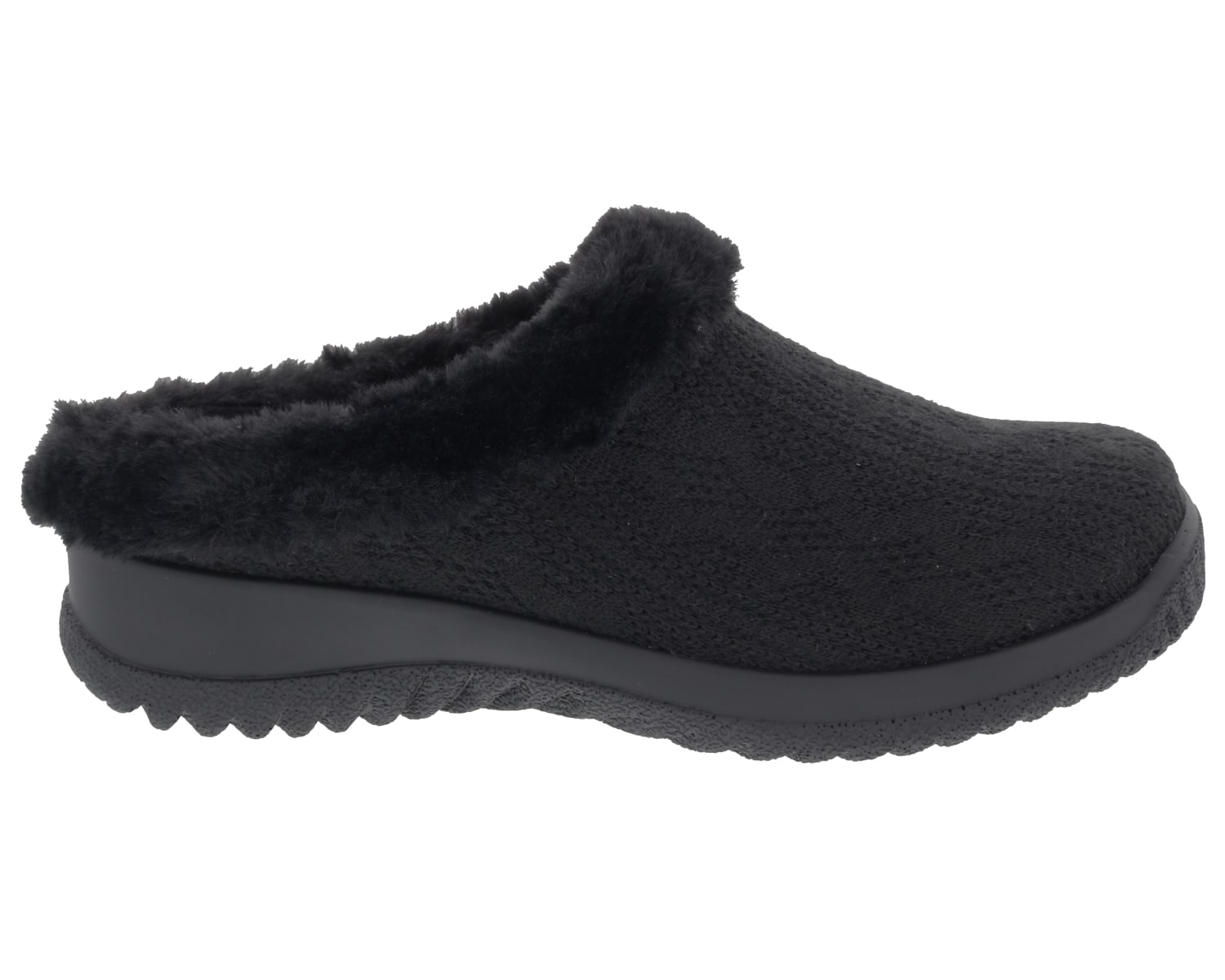 DREW SHOES | COMFY-Black Sweater Fabric