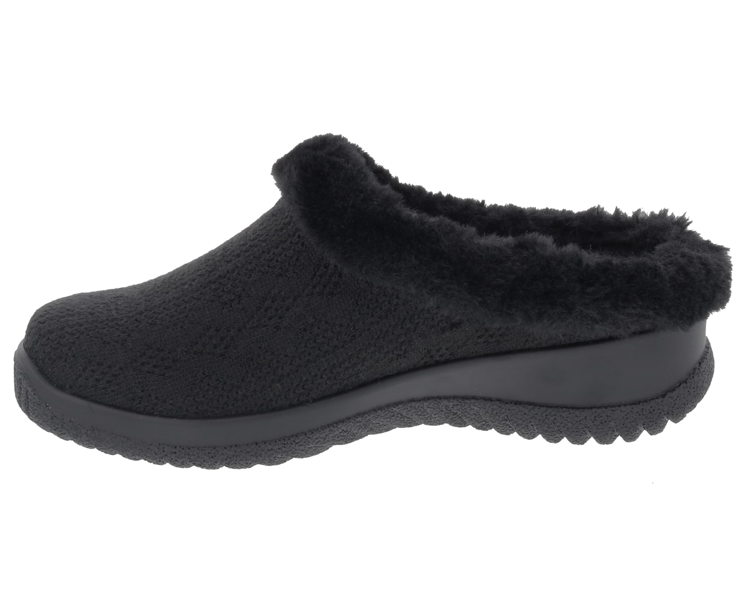 DREW SHOES | COMFY-Black Sweater Fabric