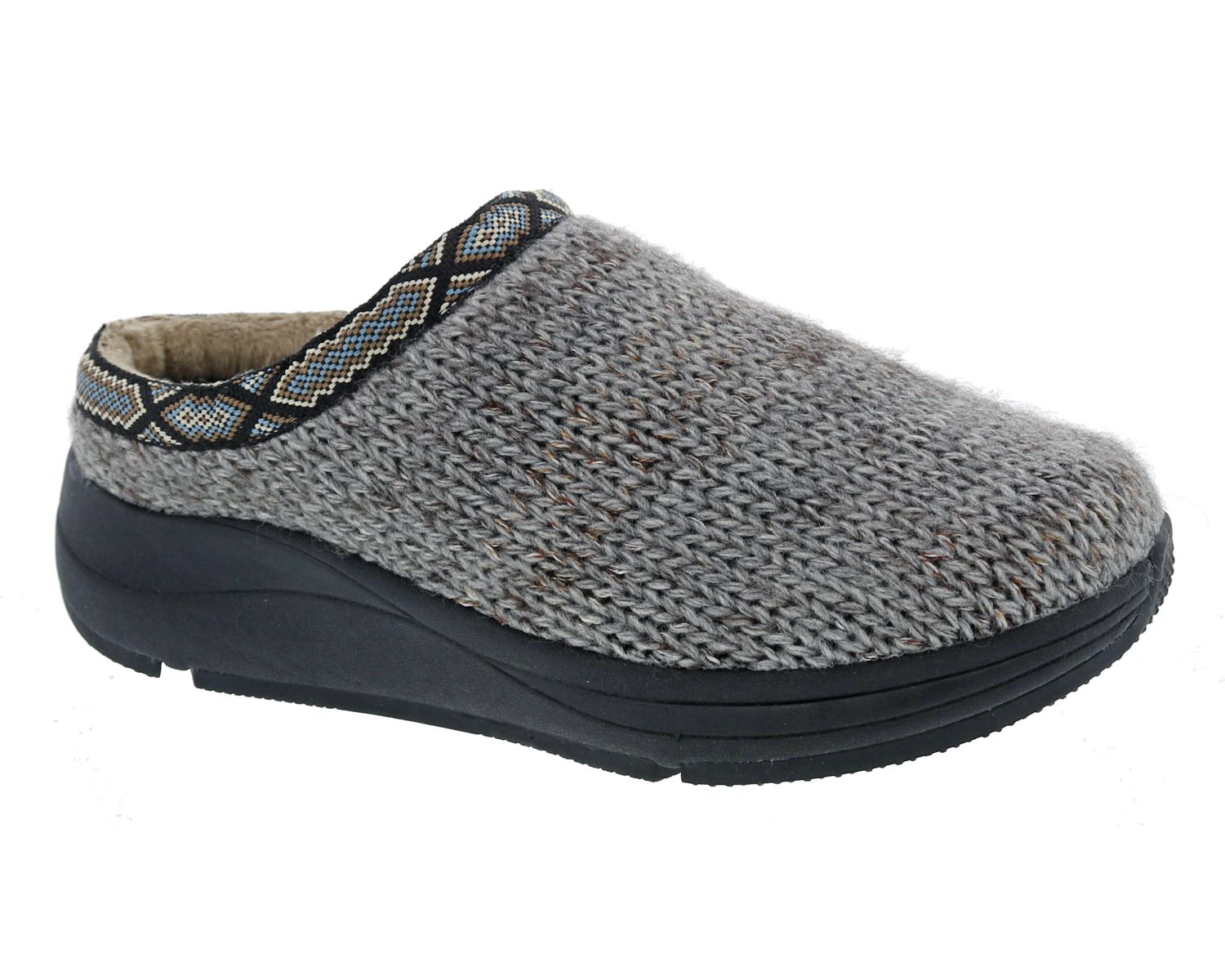 DREW SHOES | UNWIND-Grey Sweater Fabric - Click Image to Close