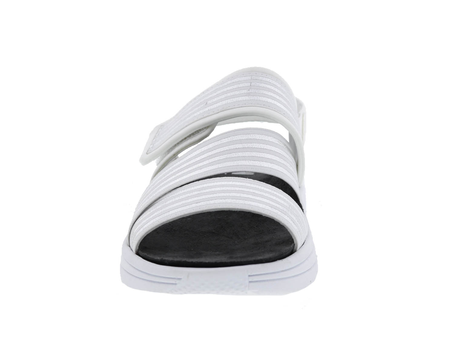 DREW SHOES | SUTTON-White/Silver Combo