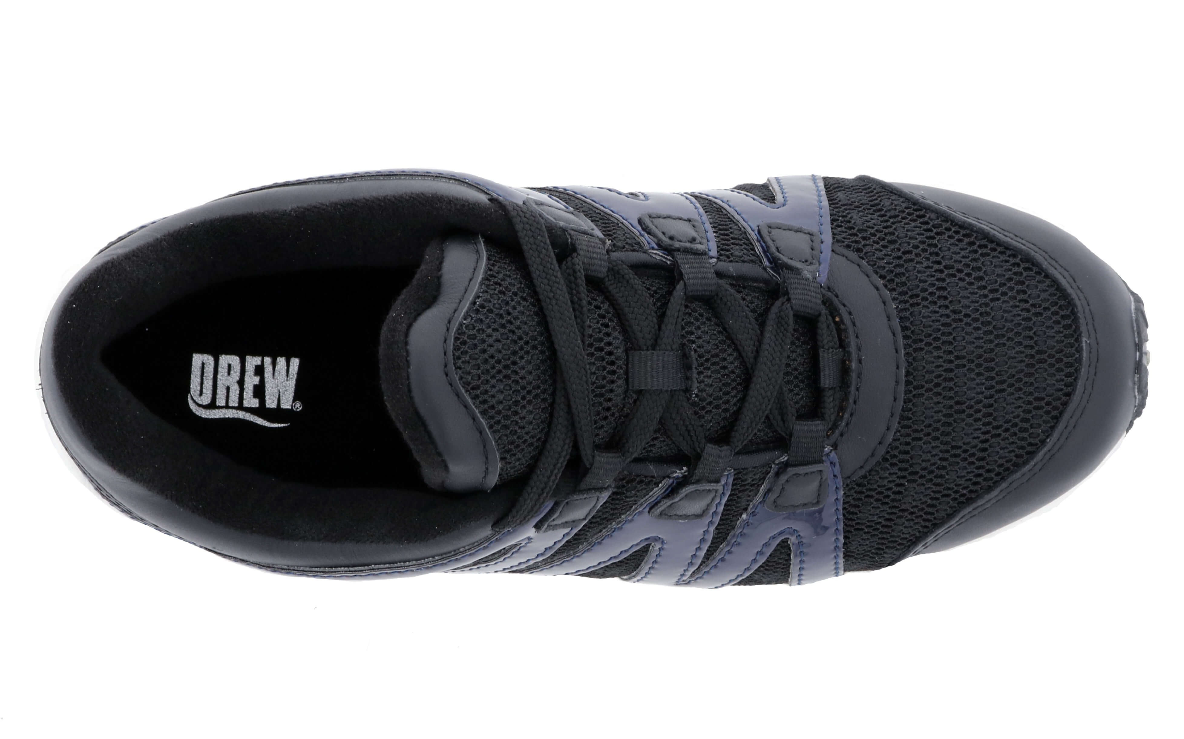 DREW SHOES | FIRE-Black Leather/Mesh