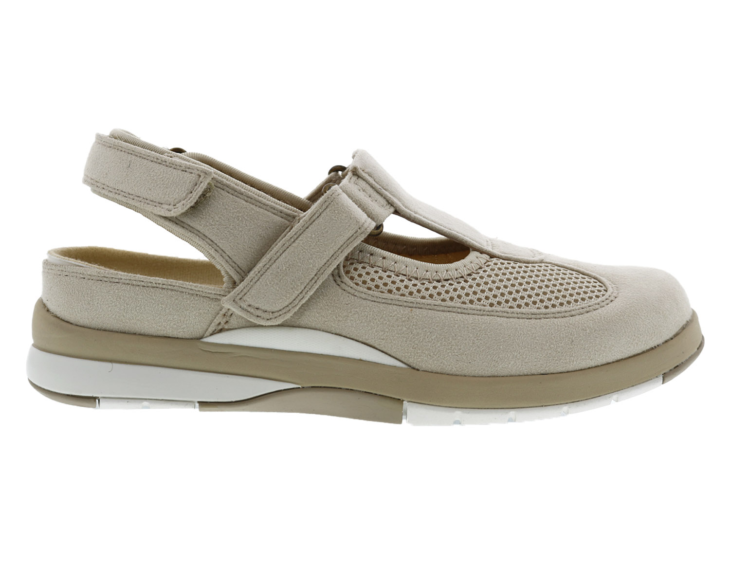 DREW SHOES | ODYSSEY-Cream Suede / Mesh