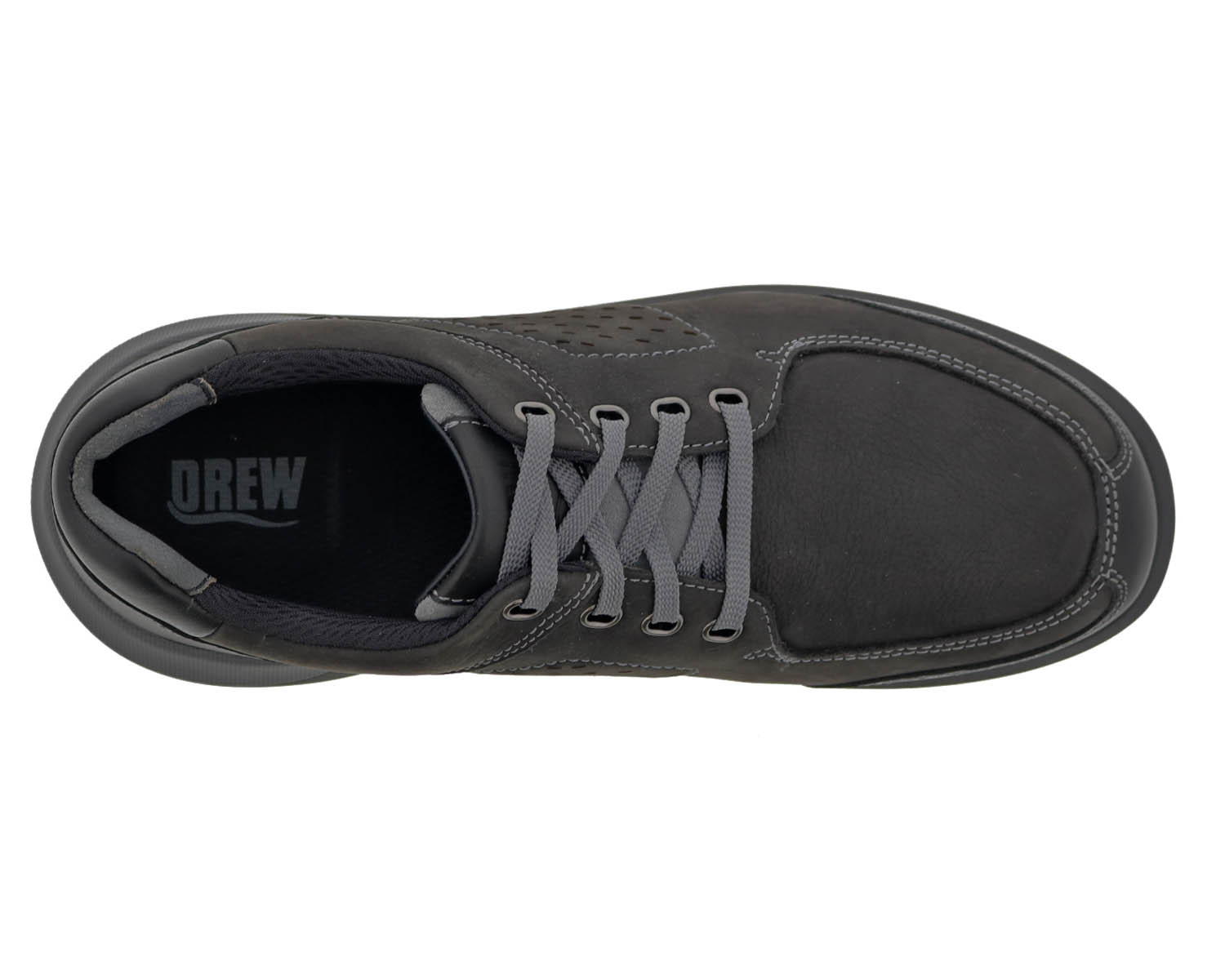 DREW SHOES | MILES-Black Nubuck