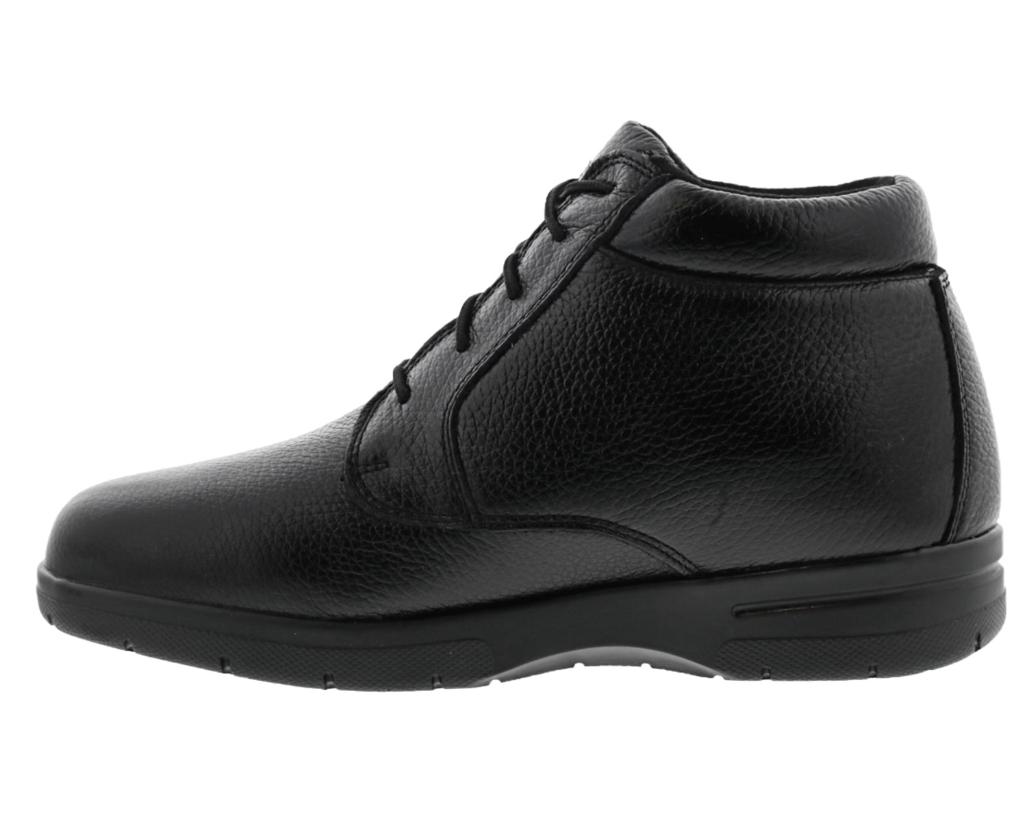 DREW SHOES | TUCSON-Black Pebbled Leather