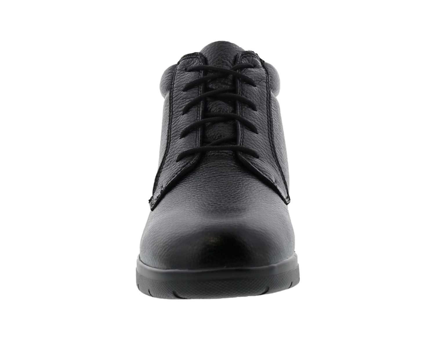 DREW SHOES | TUCSON-Black Pebbled Leather