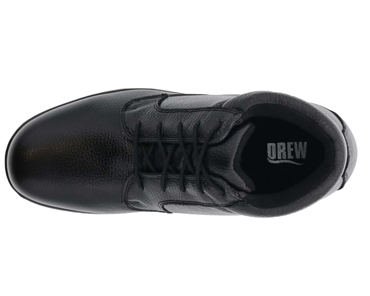 DREW SHOES | TUCSON-Black Pebbled Leather