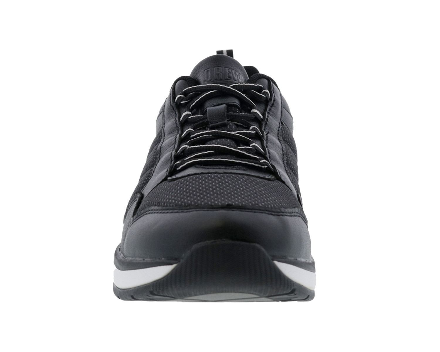 DREW SHOES | ROCKET-Black Leather/Black Mesh