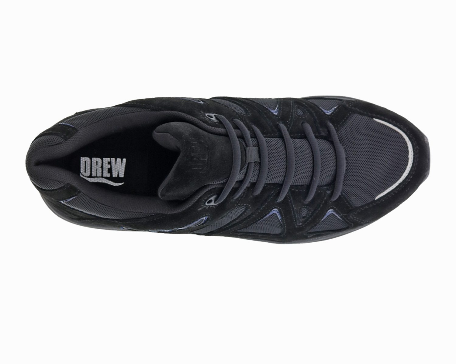 DREW SHOES | ENERGY-Black Suede/Mesh