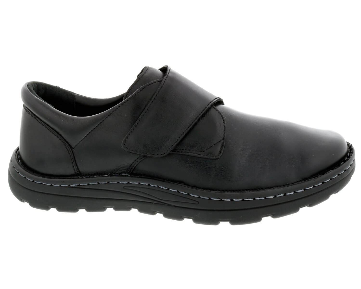 DREW SHOES | WATSON-Black Stretch Leather