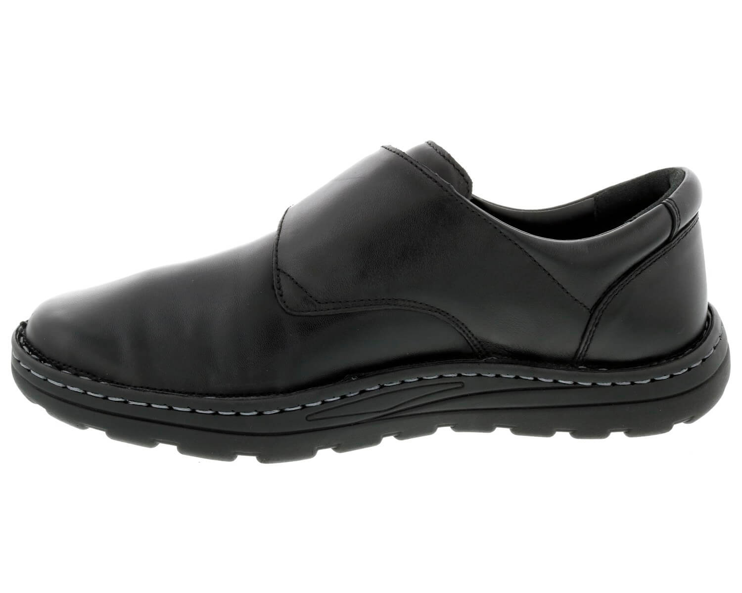 DREW SHOES | WATSON-Black Stretch Leather