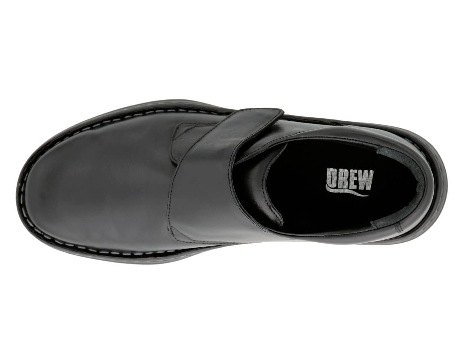 DREW SHOES | WATSON-Black Stretch Leather