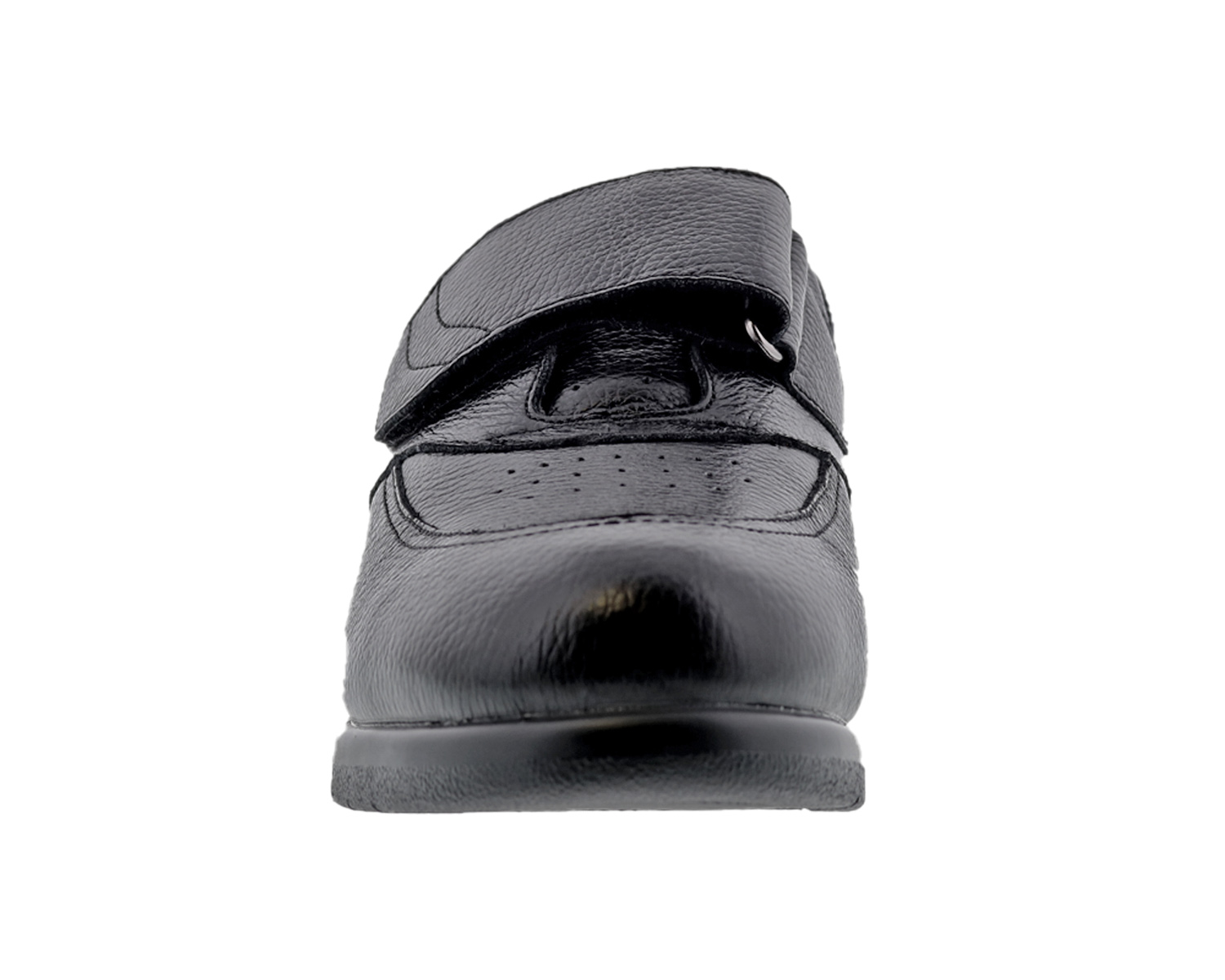 DREW SHOES | NAVIGATOR II-Black Pebbled Leather