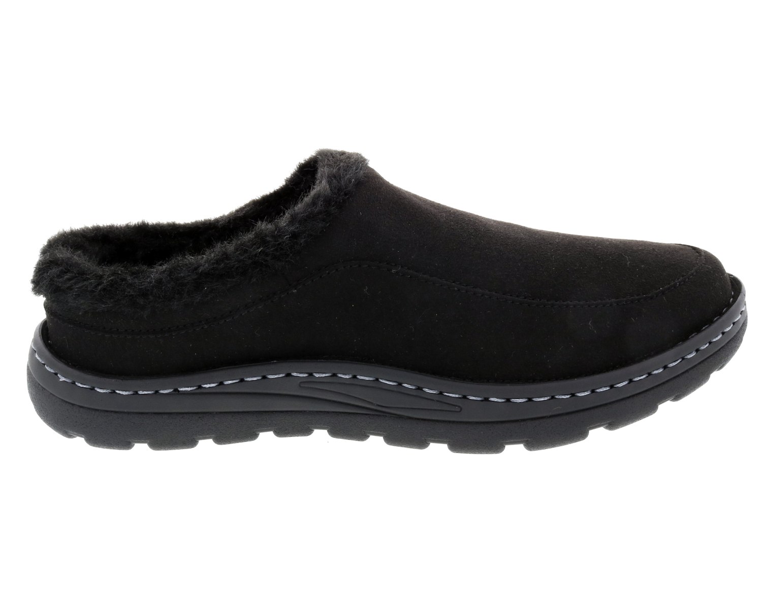 DREW SHOES | PALMER-Black Microsuede