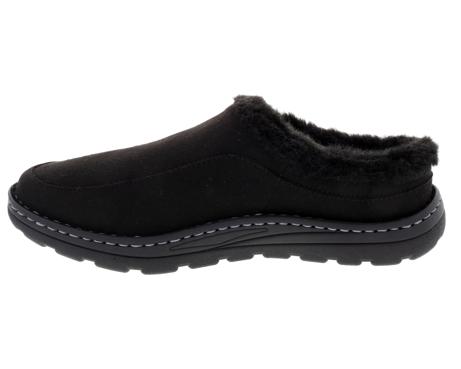 DREW SHOES | PALMER-Black Microsuede