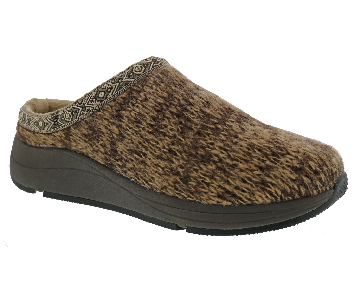 DREW SHOES | RELAX-Brown Sweater Fabric - Click Image to Close